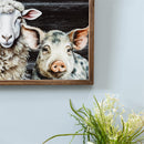 Petal & Plow Indoor Wall Decor, Wood, Farm "Family" Wall Decor, 24" L x 12" H