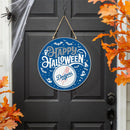 Los Angeles Dodgers Halloween Round Door Décor with Hanging Rope, 18x18