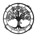 What She Shed Indoor Wall Decor, Metal, Tree Outdoor Clock, 20"