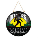 Los Angeles Kings Bigfoot Round Door Décor with Hanging Rope, 18x18