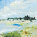 Blue Coastal Landscape Wall Decor, Canvas, 20" L x 24" H