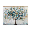 VivaStyle Indoor Wall Decor, Hand Stamped Abstract Tree Canvas, 36" L x 24" H