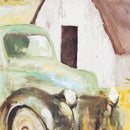 Petal & Plow Indoor Wall Decor, Textile, Truck & Barn Canvas, 24" L x 24" H