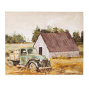 Petal & Plow Indoor Wall Decor, Textile, Truck & Barn Canvas, 24" L x 24" H
