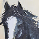 Petal and Plow Wall Decor, Pair of Horse, Canvas, 24" L x 24" H