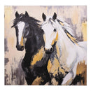 Petal and Plow Wall Decor, Pair of Horse, Canvas, 24" L x 24" H