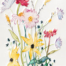 Petal & Plow Indoor Wall Decor, Metal & Wood, Wildflower Bouquet with Wooden Frame