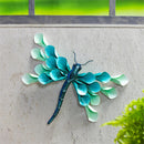 Pollinator Garden Outdoor Wall Decor, Metal, Petal Dragonfly Wall Art