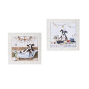 Petal and Plow Novelty Animal Wall Decor, 12" L x 12" H, Asst of 2,