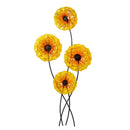 What She Shed Indoor Wall Decor, Glass & Metal, Sunflower Wall Art
