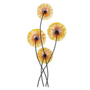 What She Shed Indoor Wall Decor, Glass & Metal, Sunflower Wall Art