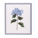 Blue Coastal, Blue Hydrangea Wall Decor, Canvas with Beaded Frame, 16" L x 20" H, Asst of 3