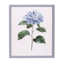 Blue Coastal, Blue Hydrangea Wall Decor, Canvas with Beaded Frame, 16" L x 20" H, Asst of 3