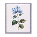 Blue Coastal, Blue Hydrangea Wall Decor, Canvas with Beaded Frame, 16" L x 20" H, Asst of 3