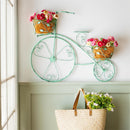 What She Shed Indoor Wall Decor, Metal, Bicycle with Baskets