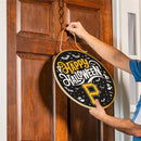 Pittsburgh Pirates Halloween Round Door Décor with Hanging Rope, 18x18