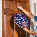 Montreal Canadiens Holiday Round Door Décor with Hanging Rope, 18x18