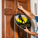 Milwaukee Brewers Bigfoot Round Door Décor with Hanging Rope, 18x18