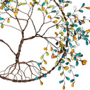What She Shed Indoor Wall Decor, Metal, Copper Twisted Tree Round Wall Art