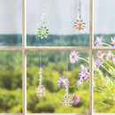 Cottage Garden Hanging Charm, Flower, Asst of 4, Display