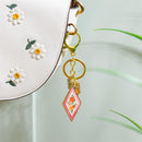Cottage Garden Keychain, Floral, Asst of 3, Display