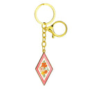 Cottage Garden Keychain, Floral, Asst of 3, Display