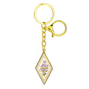 Cottage Garden Keychain, Floral, Asst of 3, Display