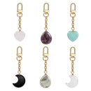 Simple Blessings Keychains, Inspirational Crystal, Asst of 6, Display