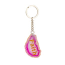 Simple Blessings Keychain, Agate Keychain, Asst of 3, Display