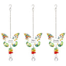 Cottage Garden Hanging Charm, Butterfly, Asst of 3, Display