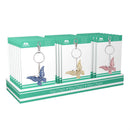 Metal Bejeweled Pollinator Key Chain, Asst of 3, 24pcs CDU