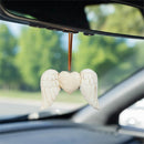 Memorial Hanging Charm, Angel Wings, Display