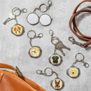 Hillside Pasture Pet Keychain, Asst of 6, Display