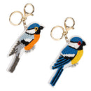 What She Shed Keychain, Beaded Bird, Asst of 2