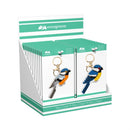 What She Shed Keychain, Beaded Bird, Asst of 2
