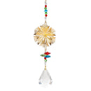 Cottage Garden Hanging Charm, Metal Flower, Asst of 4, Display