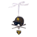 San Diego Padres Shaped Metal Ornament