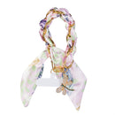 Cottage Garden Keychain, Fabric Bag Charm, Asst of 4, Display