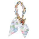 Cottage Garden Keychain, Fabric Bag Charm, Asst of 4, Display