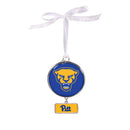 University of Pittsburgh Shaped Metal Ornament