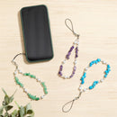 Simple Blessings Keychain, Gemstone Phone Charm, Asst of 3, Display