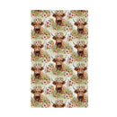 Hillside Pasture Farm Highland Cow Kitchen Gift Set Quick Dry, 1pc Towel and 2pc Dish Cloth
