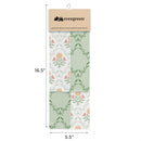 Cottage Garden Floral Quatrefoil Kitchen Gift Set Quick Dry, 1pc Towel and 2pc Dish Cloth