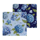 VivaStyle Hydrangea Haven Kitchen Gift Set Quick Dry, 1pc Towel and 2pc Dish Cloth