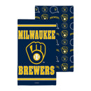 Milwaukee Brewers Quick Dry 1pc Kitchen Towel and 1pc Dish Cloth Kitchen Gift Set