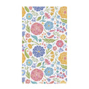 Hop Into Spring Kitchen Towel Quick Dry Waffle Weave Double-Sided, Block Florals, 30"L x 18"W