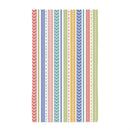 Hop Into Spring Kitchen Towel Quick Dry Waffle Weave Double-Sided, Block Florals, 30"L x 18"W