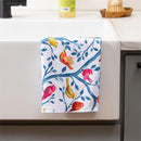 Cottage Garden Fantasical Birds Kitchen Towels Quick Dry Kitchen Towel, 30"x18"