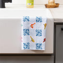 Cottage Garden Fantasical Birds Kitchen Towels Quick Dry Kitchen Towel, 30"x18"