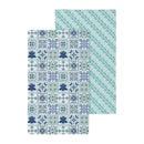 Seaside Retreat Kitchen Towel Quick Dry Waffle Weave Double-Sided, 30"L x 18"W